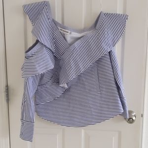 Self-portrait off the shoulder top